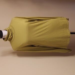 Nomadic Traders Mustard Yellow/Avocado Pima Cotton Top